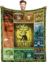 Hunting Gifts for Men Blanket 50&quot; X 60&quot; Gifts for Hunters Men Mens Hunting Gifts - £45.79 GBP