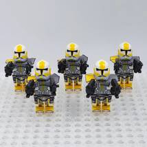 5pcs 327th Arc Troopers Star Wars 327th Star Corps Arc Troopers Minifigures Toys - £11.98 GBP