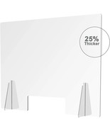 Sneeze Guard Plexiglass Table Desk Counter Acrylic Shield by MIRUSA 24 x... - €51,33 EUR+