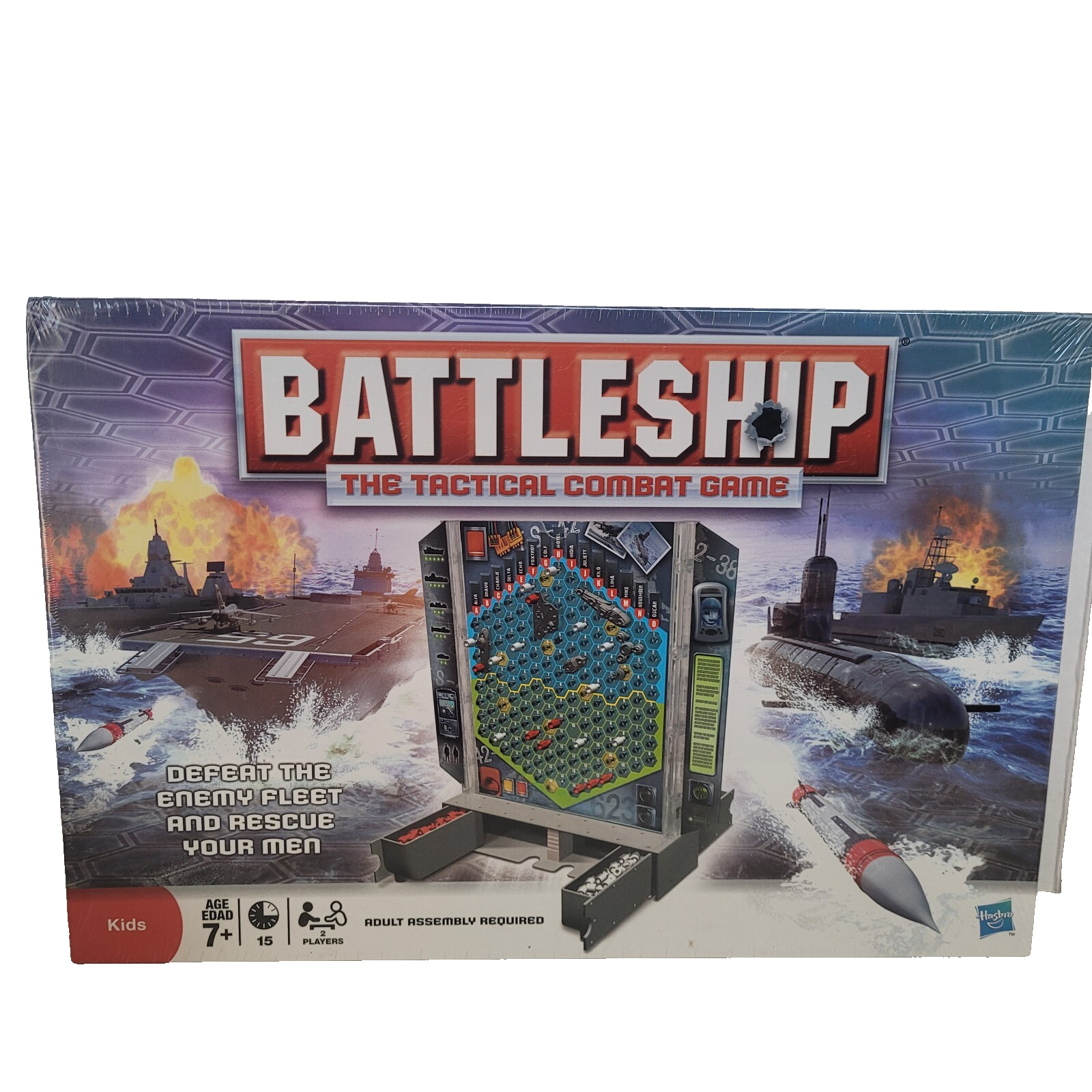 Battleship The Tactical Combat Game Hasbro New &amp; Factory Sealed Board Ga... - $24.74