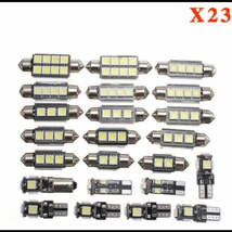 23pcs set led reading lamp T10 5050 w5w double-tipped decoder 31MM 36 - £33.77 GBP