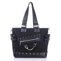 DIINOVIVO  Style Rivet Handbag Fashion Women  Casual Tote Zipper Chain Female Mo - £149.17 GBP