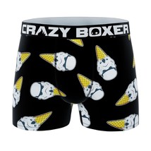 CrazyBoxer Men&#39;s LG Star Wars Ice Cream Cone StormTrooper Boxer Briefs NEW - $12.57