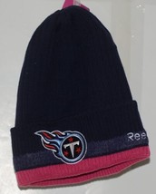 Reebok Team Apparel NFL Licensed Tennessee Titans Breast Cancer Beanie - $17.99