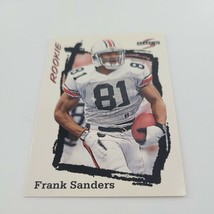 1995 Pinnacle Frank Sanders #258 Rookie Arizona Cardinals Football Card - £0.97 GBP