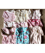 Girl's Size P Preemie One Piece Footed Pajama Carter's Etc Ur Pick Assortment - £7.81 GBP - £13.29 GBP
