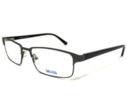 Robert Mitchel Eyeglasses Frames RM 3007 GM Black Gray Rectangular 56-18... - £43.65 GBP