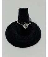 18kt Gold Plated Simulated Diamond Band Ring Size 7 KG Wedding Engagement - $27.05 CAD