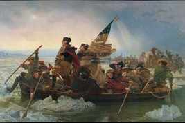 President George Washington Crossing The Delaware River 4X6 Photo Postcard - £5.10 GBP