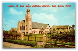 Virgin of San Juan Catholic Church San Juan Texas TX UNP Chrome Postcard V2 - £3.06 GBP