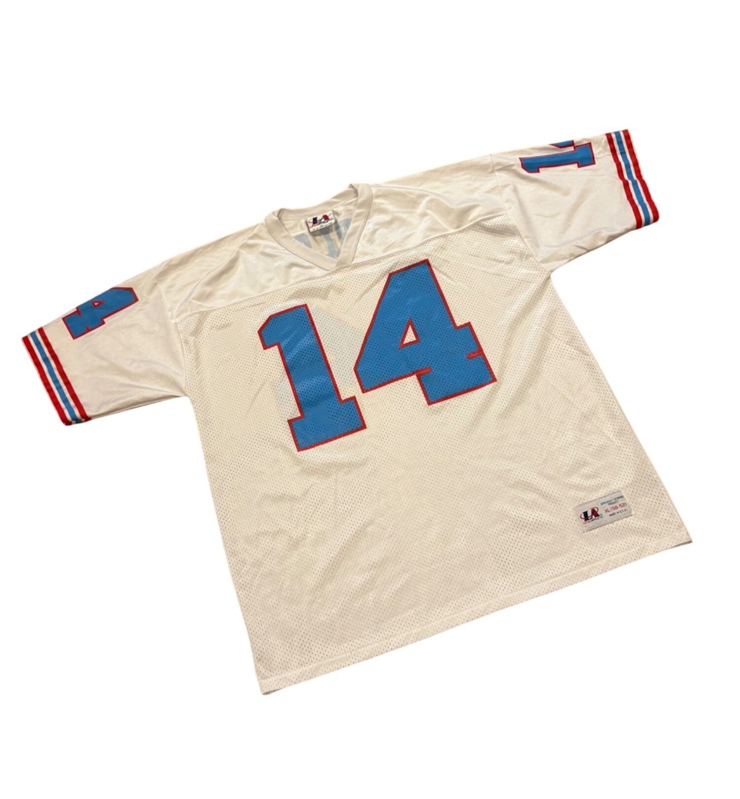 Rare Vintage Houston Oilers Cody Carlson #14 Logo Athletic NFL Jersey Men's XL Item image 3