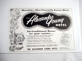 1958 Hawaii Ad The Alexander Hotel, Honolulu - £6.38 GBP