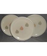 Set (3) Denby Handcrafted ENERGY LEAF PATTERN Dinner Plates MADE IN ENGLAND - $2,024.92 MXN