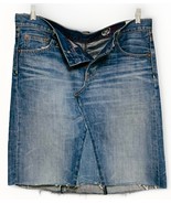 Gap 1969 Vintage Denim Skirt Size 8 Knee High Button Up - $27.34 CAD