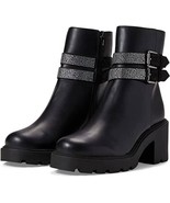 Steve Madden Womens North Boots Zip Side Combat Boots, Size 11 Black - £47.77 GBP