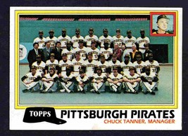 Pittsburgh Pirates Team Card w/ Willie Stargell 1981 Topps #683 ex/nm ! - £0.39 GBP