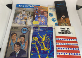 1969-1980 Citadel Bulldogs Basketball Media Guide Lot of 7 Military Coll... - $49.49
