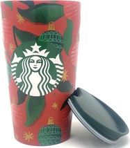 Starbucks Holiday Ceramic Traveler 12oz Tumbler Cup Mug Christmas 2019 Limited E - £27.21 GBP