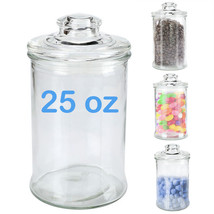 25Oz Large Container Storage Glass Jar W/ Airtight Lid Food Jar Kitchen ... - $35.99