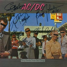 ACDC Band Signed Dirty Deeds Done Dirt Cheap Album - £380.87 GBP