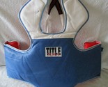 Title MMA Sparring Chest Protector Taekwondo Reversible Blue Red Size Small - £19.46 GBP