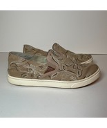 Olukai Pehuea Humu Lau Women&#39;s Size 7.5 Shoes Taupe Gray Slip-On Comfort... - $497.12 MXN