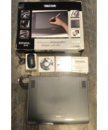 Wacom Intros  3 PTZ-930 9x12 Graphics Drawing Tablet in Box /w Mouse, Pe... - $122.50