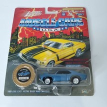 Johnny Lightning Muscle Cars USA 1972 Nova SS Blue 1/64 Scale Diecast NEW - £17.06 GBP