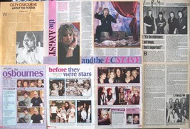 Ozzy Osbourne ~ (28) Color, B&amp;W Clippings, Articles, Sheet Music From 1984-2003 - £7.91 GBP