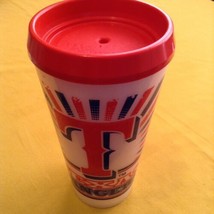 MLB Texas Rangers Thermo Serv tumbler 32 oz insulated travel lid  - £8.78 GBP