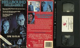Hellbound Hellraiser Ii Unrated Vhs Clair Higgins New World Video Tested - £19.99 GBP