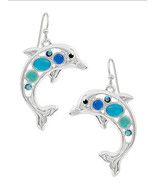 Sea glass dolphin earrings - $20.37 CAD