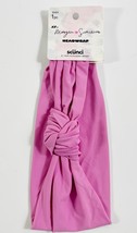 Scunci Morgan Simianer 1pc knotted hair Headwrap Pink 35424 NEW - $7.43