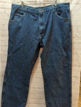 Wrangler Jeans Men 42x28 blue regular fit measure 41x28 - $19.79