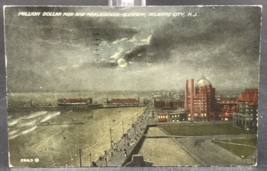 1913 Million Dollar Pier &amp; Marlborough-Blenheim at Atlantic City NJ Full Moon - £7.46 GBP