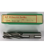 1 x E.C. 8% Cobalt H.S. End Mill Single End EMR 426 13/16 x 5/8 - USA Made - $37.89 CAD