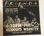 Friends Vintage Tv Guide Print Ad Jennifer Anniston Matthew Perry TPA24 - $5.93