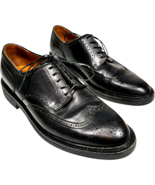 Polo Ralph Lauren Asher Black Calf Leather Wing Tip Lace-up Oxford men&#39;s... - $117.58 CAD