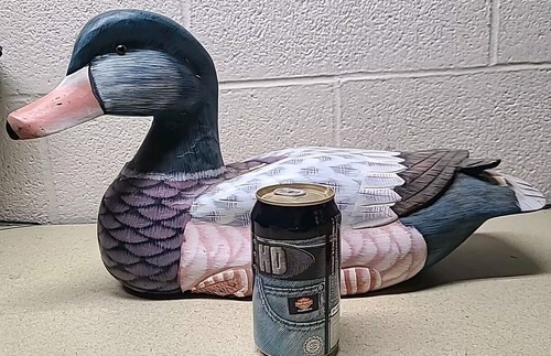 Large Wooden Painted Duck Decoy 19" - Beautiful Home Decoration Item image 6
