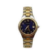 Orologio Al Quarzo Elgin Da Donna Con Cinturino Blu Nuova Batteria - $34.58