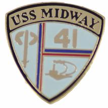 Uss Midway CV-41 Lapel Pin Or Hat Pin - Veteran Owned Business - £4.37 GBP