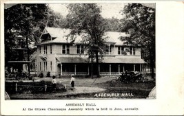 Canada Ontario Ottawa Chautauqua Assembly Hall Unposted Vintage Postcard - £7.51 GBP