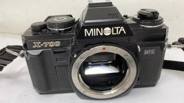 Genuine Minolta X-700 SLR Classic Film Camera 50mm with No Lens READ - £116.10 GBP