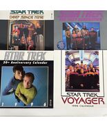 Star Trek Calendar Lot 1996 DS9 TNG TOS Voyager Used Lot of 4 - $11.39