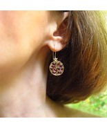 Bohemian Red Pomegranate Seed Women Earrings - £21.34 GBP