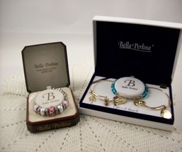 Bella Perlina Charm Bracelets in Original Boxes (#E253) - £64.10 GBP