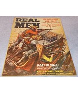 Real Men Action Adventure Risqué Men&#39;s Magazine May 1957 - £15.69 GBP
