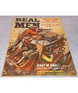 Real Men Action Adventure Risqué Men&#39;s Magazine May 1957 - $373.97 MXN