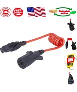 7-Way to 4-Way Trailer Plug Adaptor with 18-inch Flex Cable - Weatherpro... - $34.53 CAD