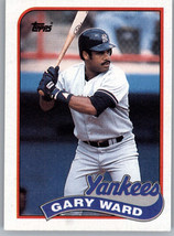 1989 Topps 302 Gary Ward  New York Yankees - £0.77 GBP